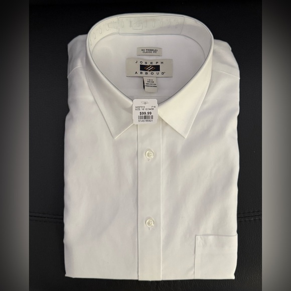 NWT Joseph Abboud dress shirt Mens Wearhouse - Picture 2 of 4